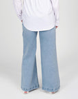 Pants Wide Leg | Light Wash