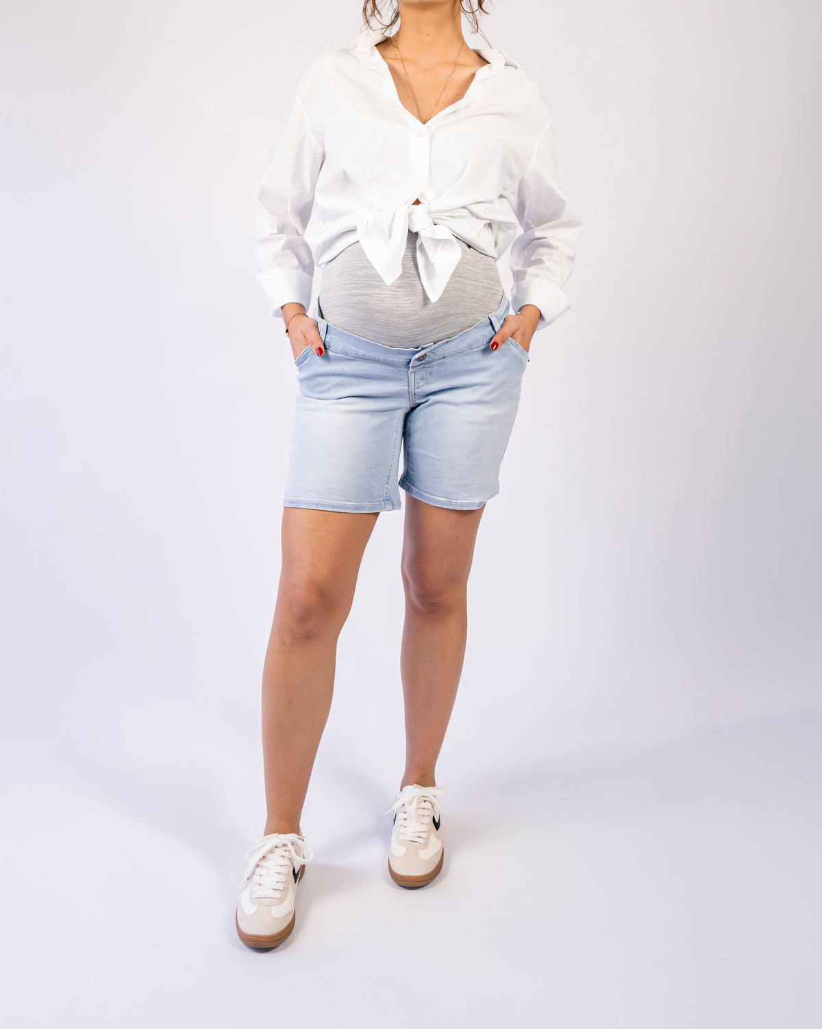 Jeans short Long | Light Wash