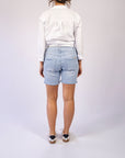 Jeans short Long | Light Wash