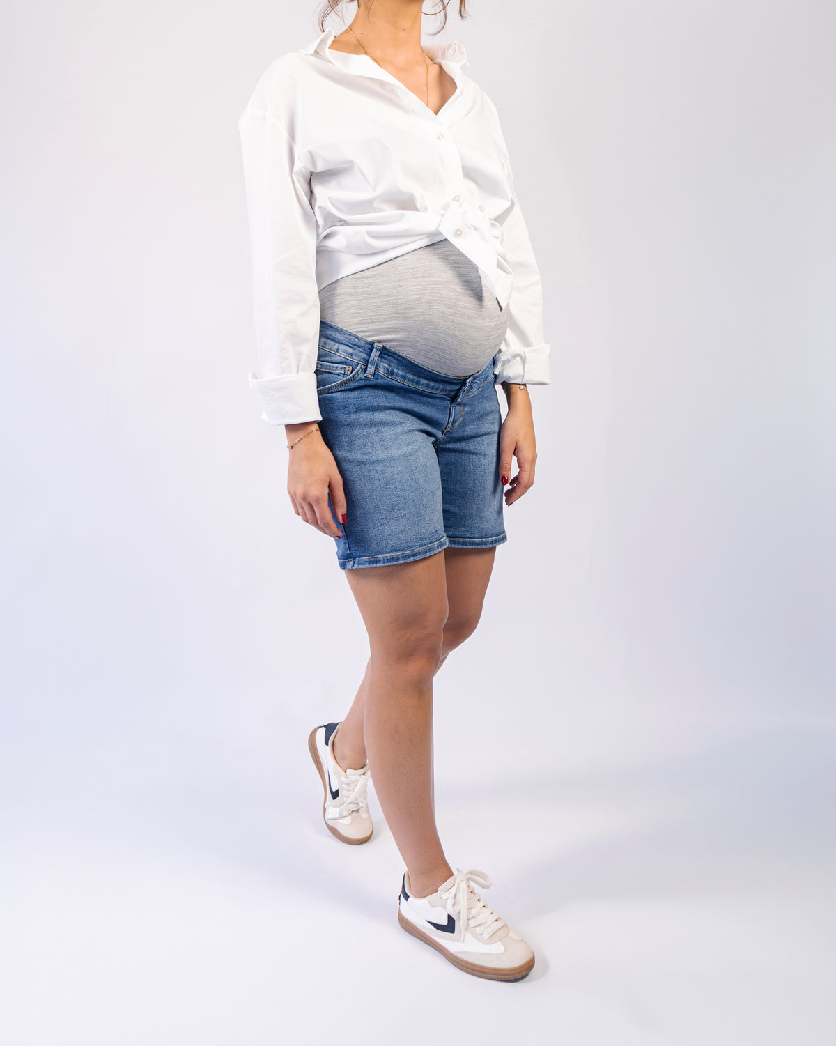 Jeans short Long | Stone Wash