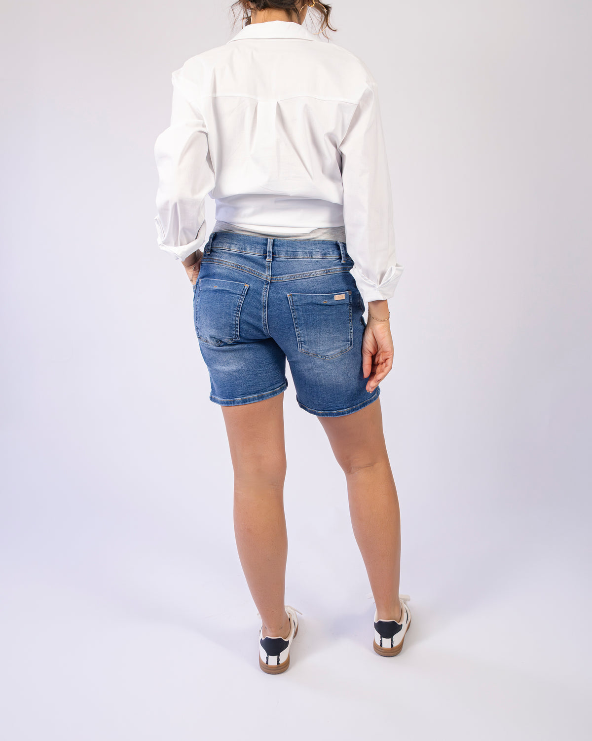 Jeans short Long | Stone Wash