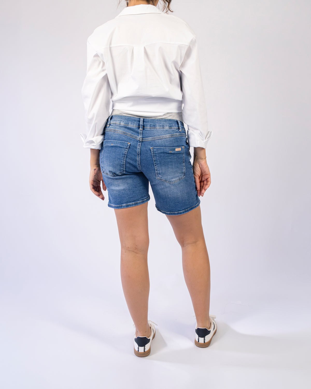 Jeans short Long | Stone Wash