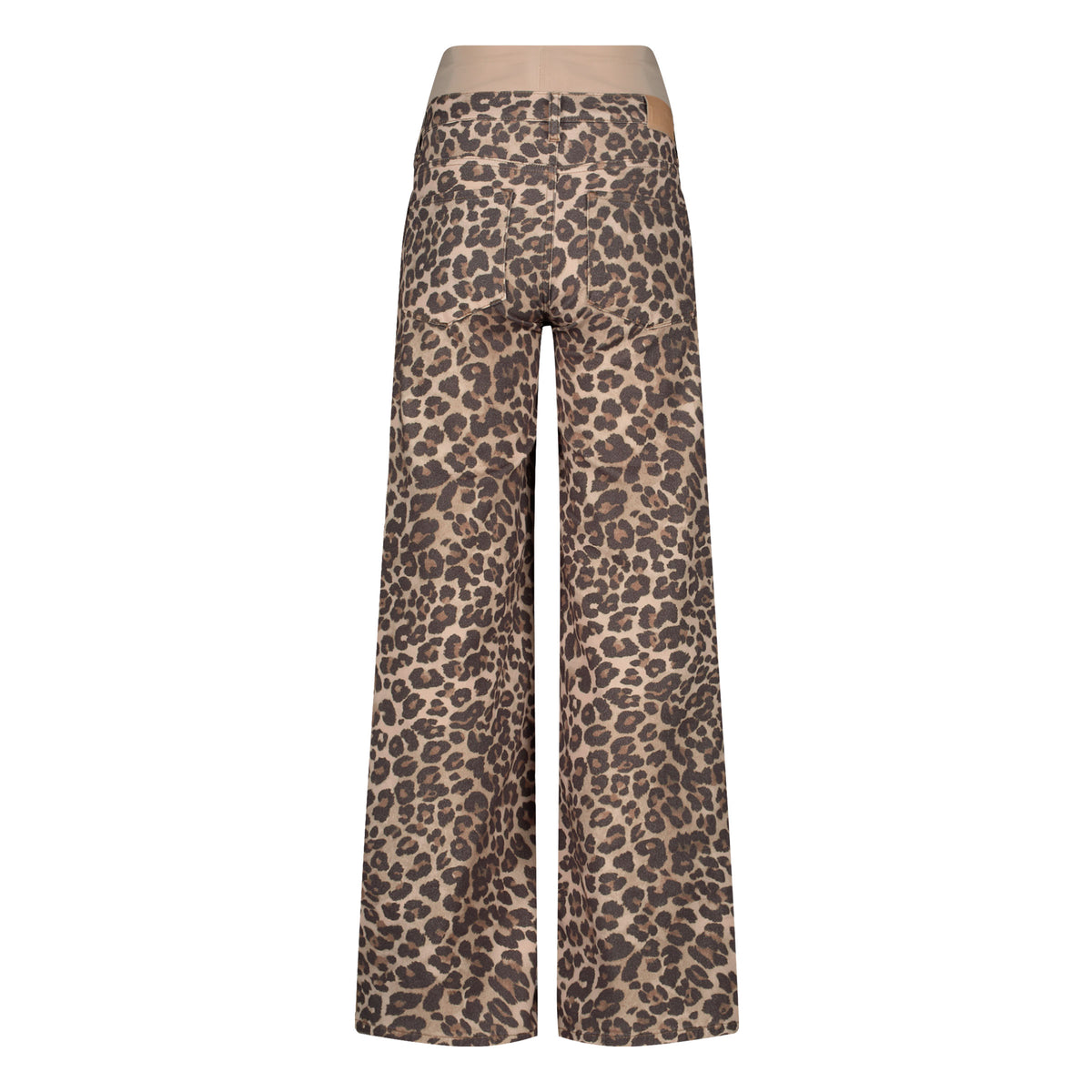 Jeans Julia Wide leg | AOP Taupe Animal