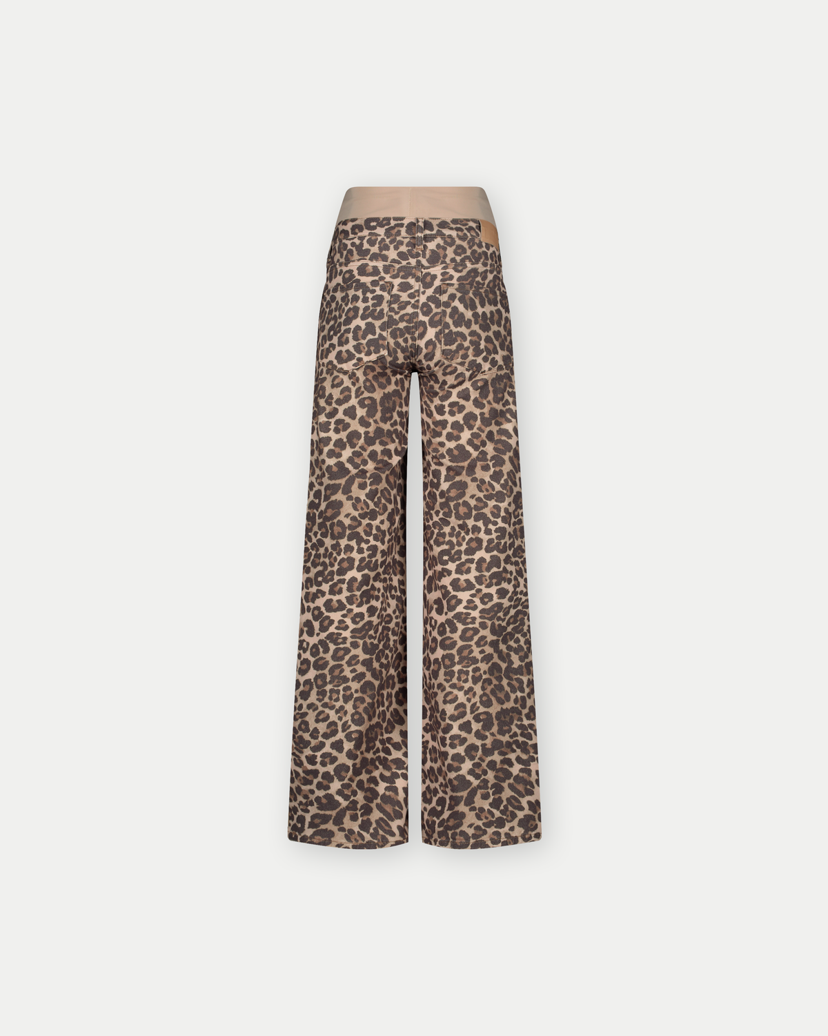 Jeans Julia Wide leg | AOP Taupe Animal