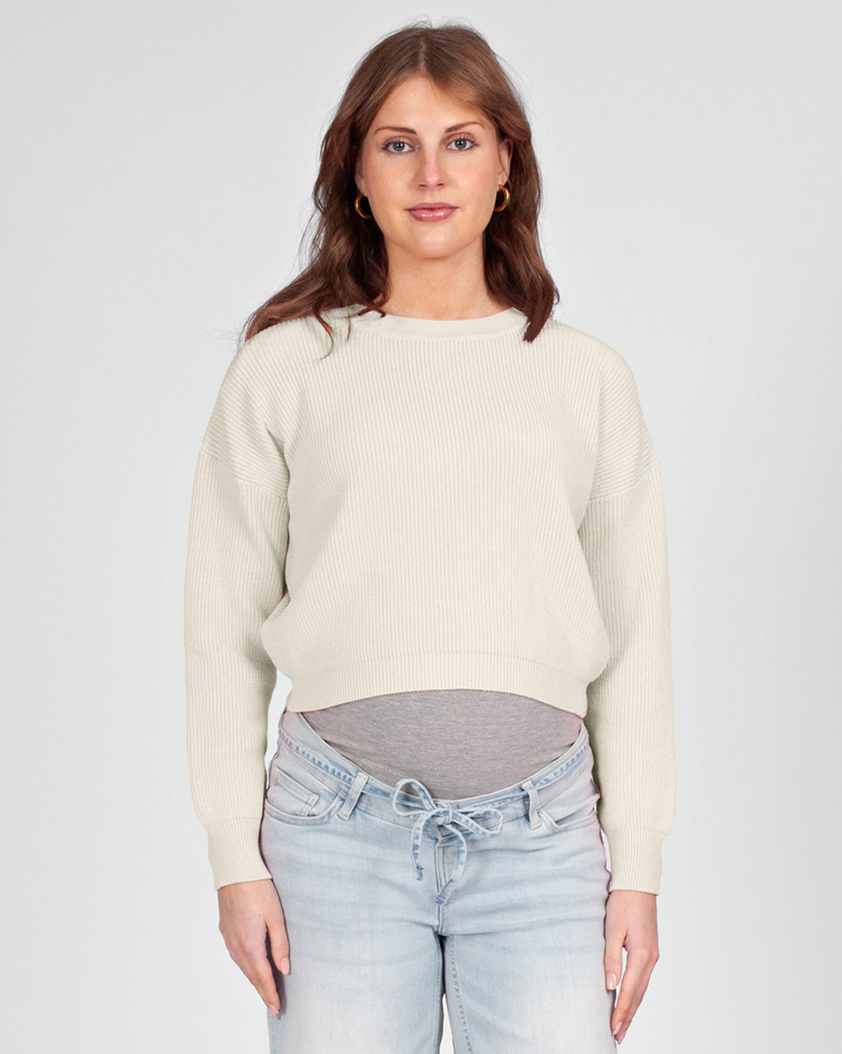 Knit Cropped | Off White