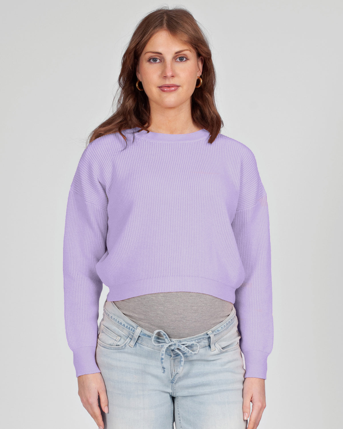 Knit Cropped | Lilac