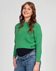 Knit Cropped | Green