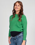 Knit Cropped | Green