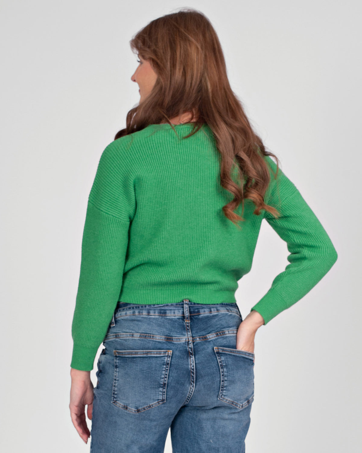 Knit Cropped | Green