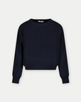 Knit Cropped | Navy Blue