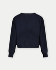 Knit Cropped | Navy Blue