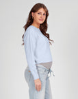 Knit Cropped | Light Blue
