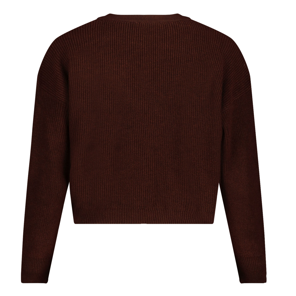 Knit Cropped | Brown