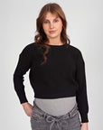 Knit Cropped | Black