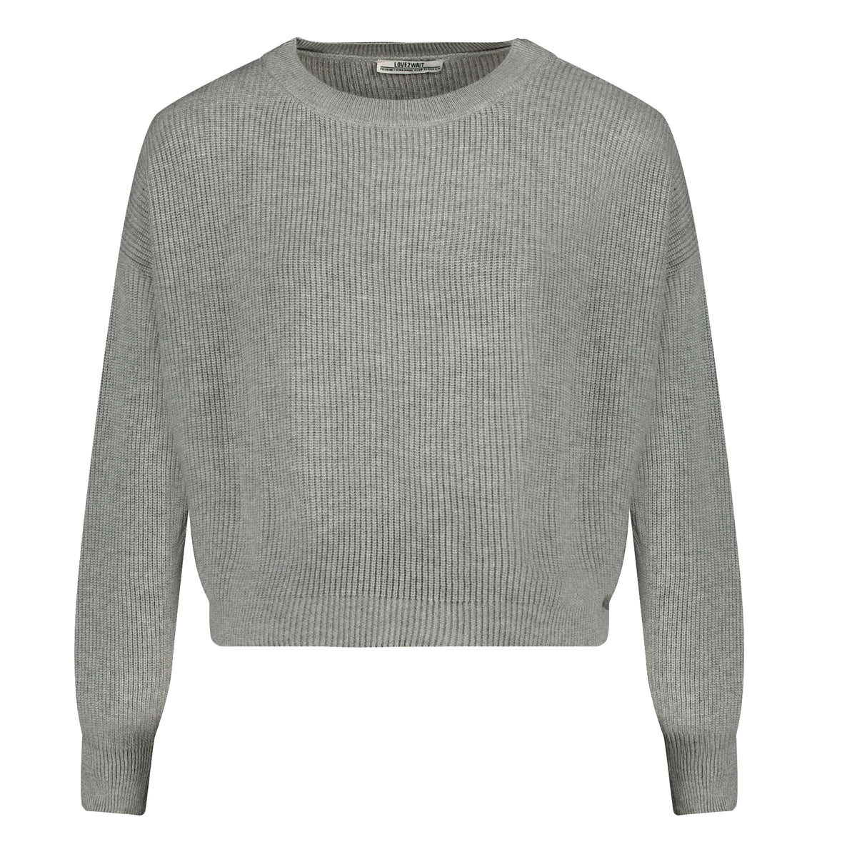 Knit Cropped | Grey