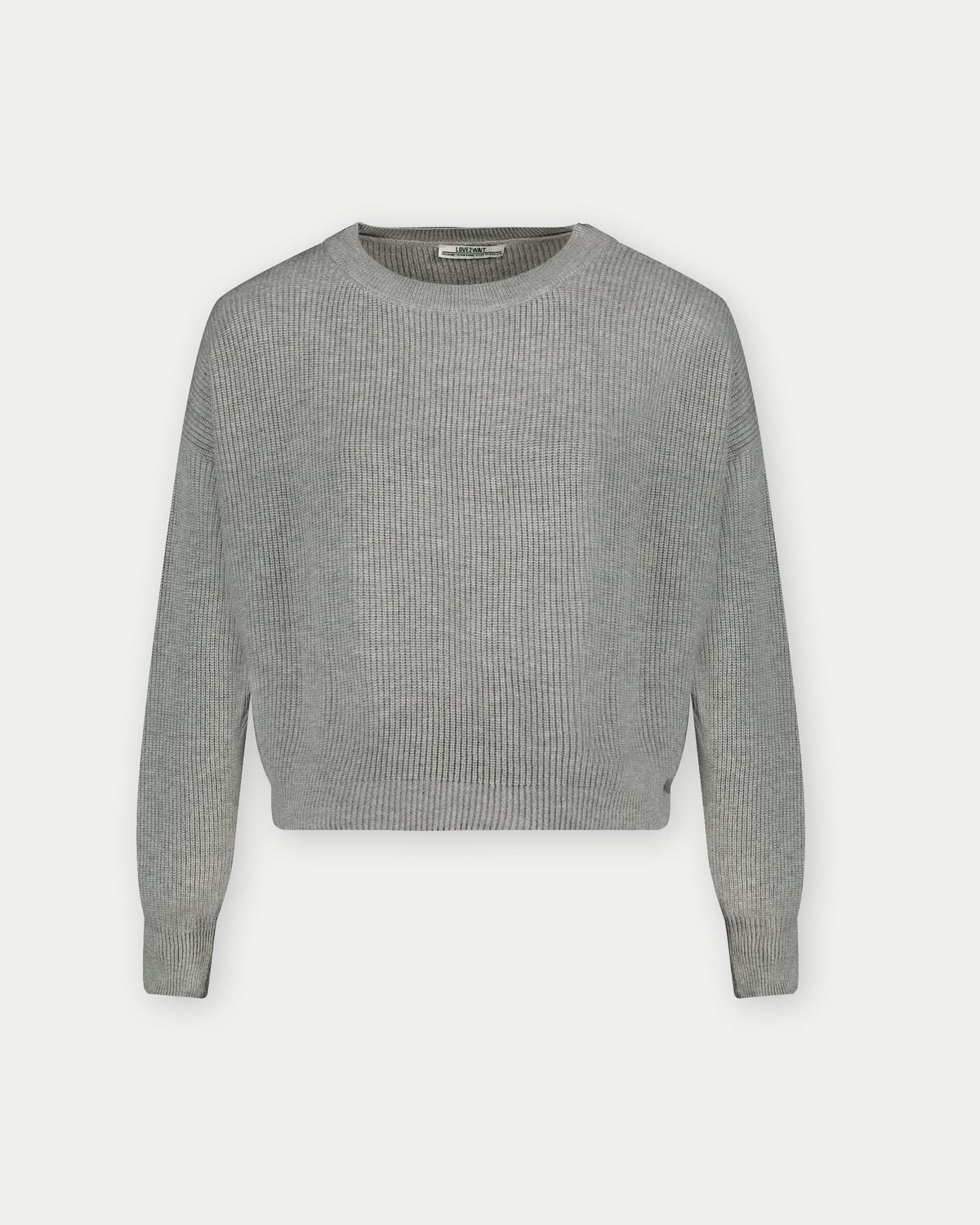 Knit Cropped | Grey