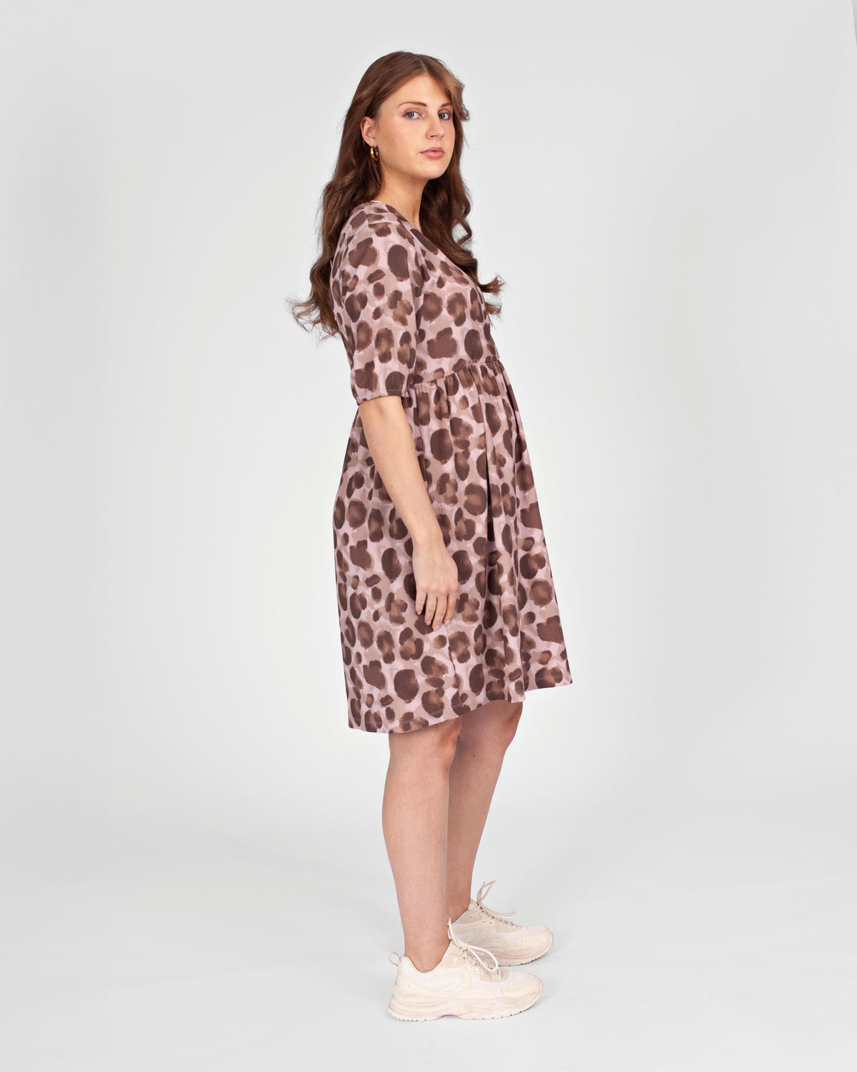 Dress Short | AOP Pink Leopard