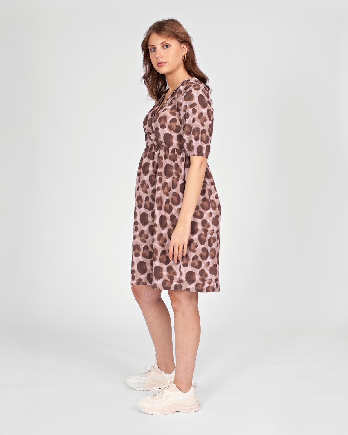 Dress Short | AOP Pink Leopard