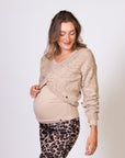 Cardigan Wrap Ajour | Sand