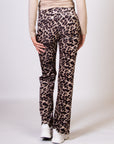 Pants Flared Velvet Leopard | Dessin