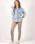 Blouse Denim | Light Wash