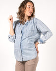 Blouse Denim | Light Wash