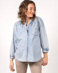 Blouse Denim | Light Wash