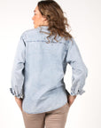 Blouse Denim | Light Wash