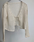 Cardigan Wrap Ajour | Sand
