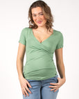 Shirt Nursing sh.sl. EcoVero | Pistachio