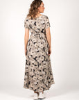 Long Dress Nursing AOP Fiore | Dessin
