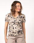 Shirt Nursing AOP Fiore | Dessin
