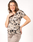 Shirt Nursing AOP Fiore | Dessin