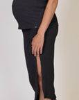 Skirt Split Crepe | Black