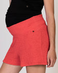 Shorts Crepe | Coral Red