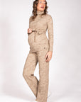Top Collar Melange | Sand