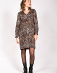 Dress AOP Leopard | Dessin