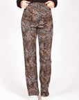 Pants Wide Leopard | Dessin