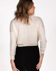 Sweater Short Melange | Sand