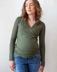 Shirt Nursing EcoVero | Olive