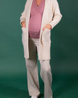Cardigan Knitted Pockets | Clay