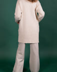 Cardigan Knitted Pockets | Clay