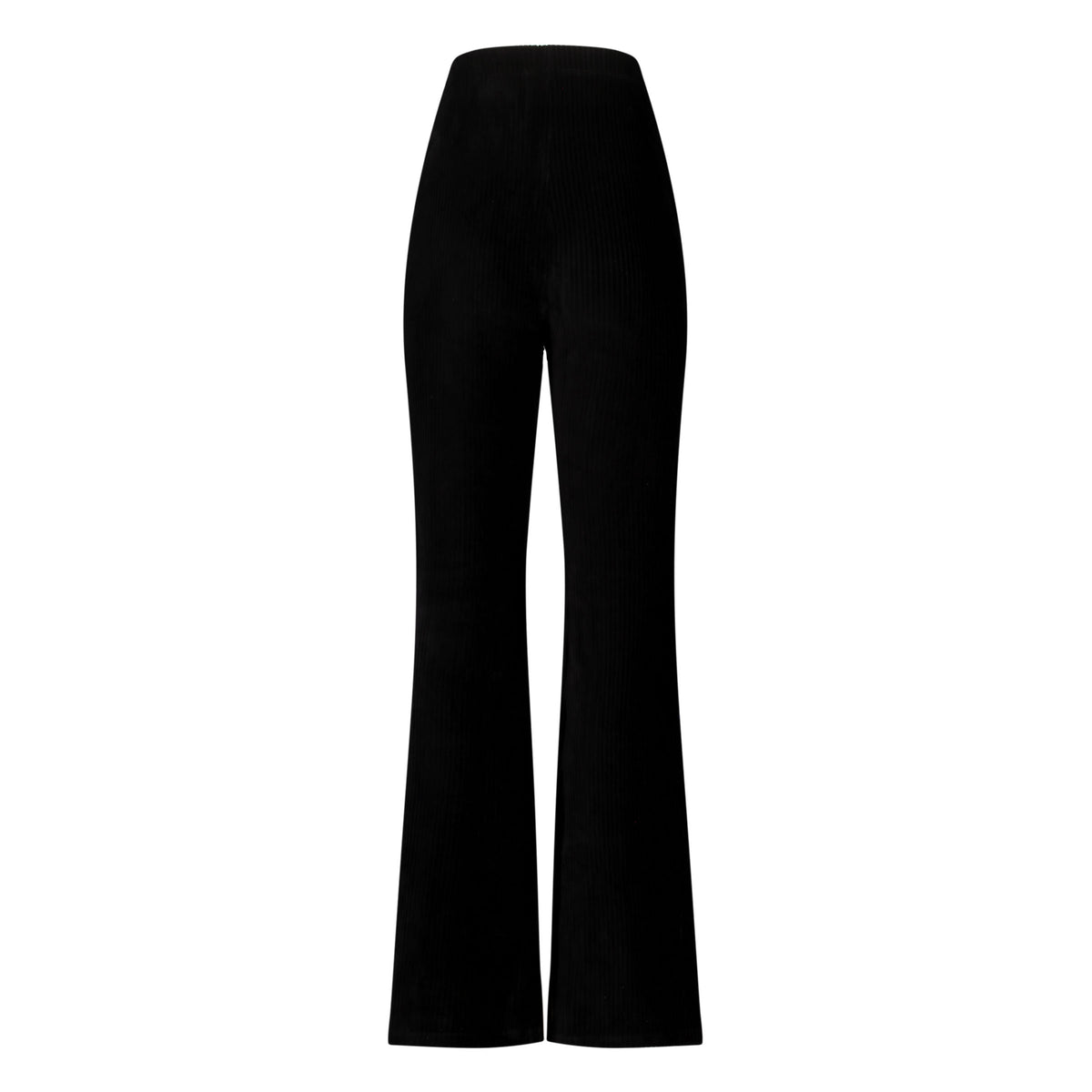 Pants Velvet Flared | Black