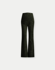 Hose Velvet Flared | Oliv