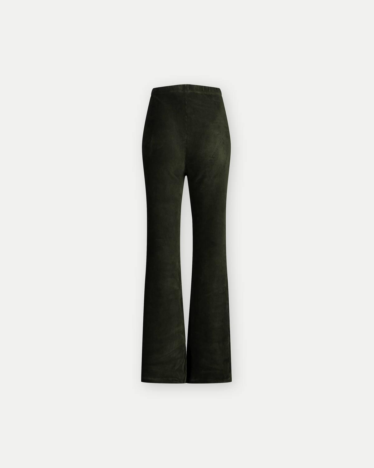 Hose Velvet Flared | Oliv