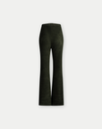Hose Velvet Flared | Oliv