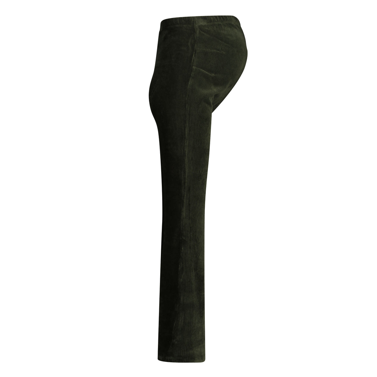 Pants Velvet Flared | Olive